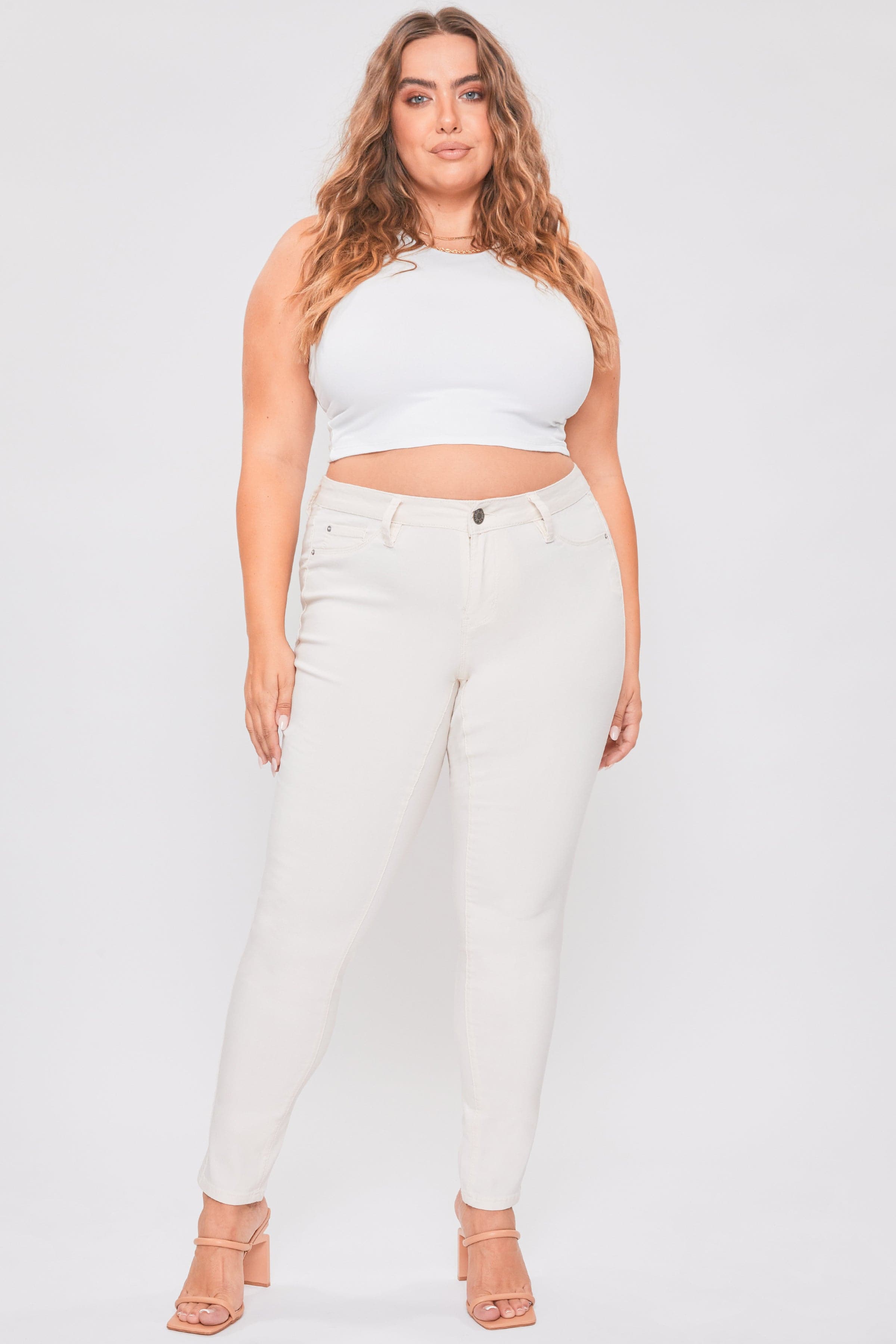 Women's Plus Hyperstretch Skinny Pants YMI JEANS